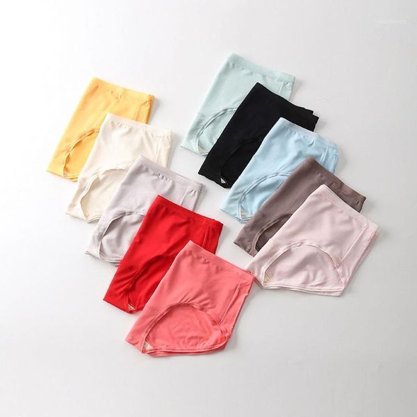

lynmiss women's panties seamless underwear women fashionable comfortable pure color panties mid rise panty intimates1, Black;pink