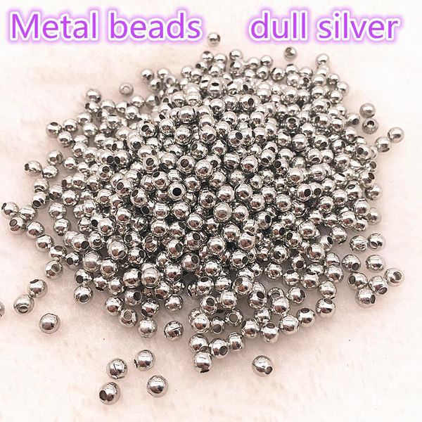 

новый m 4mm gold / silver / bronze / silver tone металлические бусины гладкие шариковые шариковые бусины для ювелирных изделий diy ювелирных
