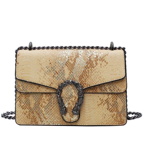 

new women's shoulder bags autumn and winter shopping bag discount snake pattern fashion handbag design women's messenger bag