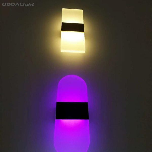 

wall lamp bed 3w 6w 12w 18w acrylic led light 14cm 22cm 29cm 40cm 50cm white/black