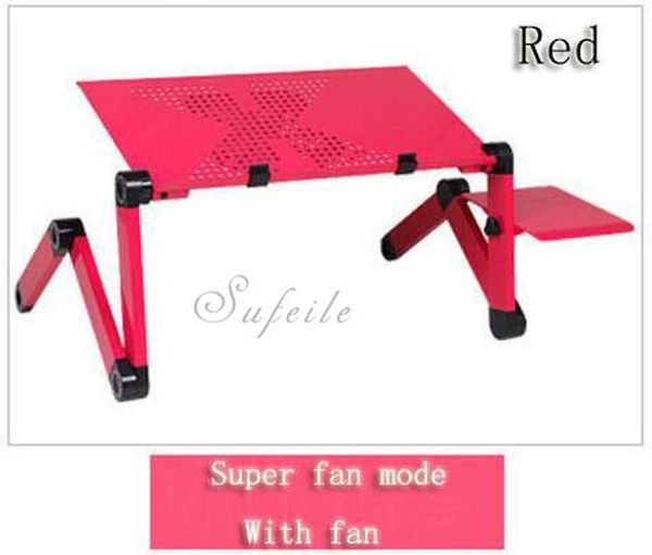

sufeile super cooling fan laptable 360 rolling mesa notebook stand folding portalbe laptable for bed with mouse pad d5 bbytjn