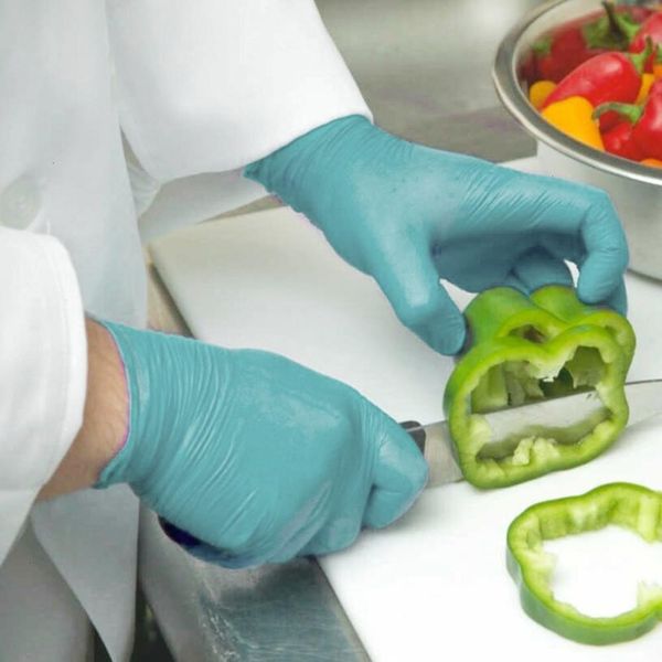 

latex real waterproof natural mechanic rubber 100pcs comfortable disposable gloves