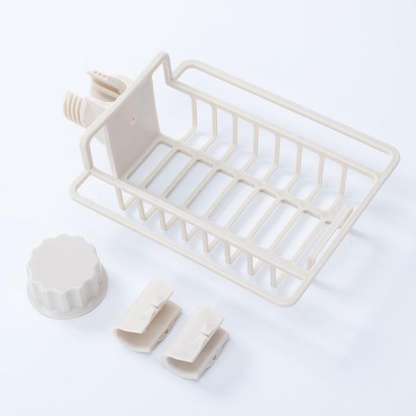 

sponge storage faucet holder kitchen sink drain rack soap drainer shelf basket organizer bathroom accessories for home