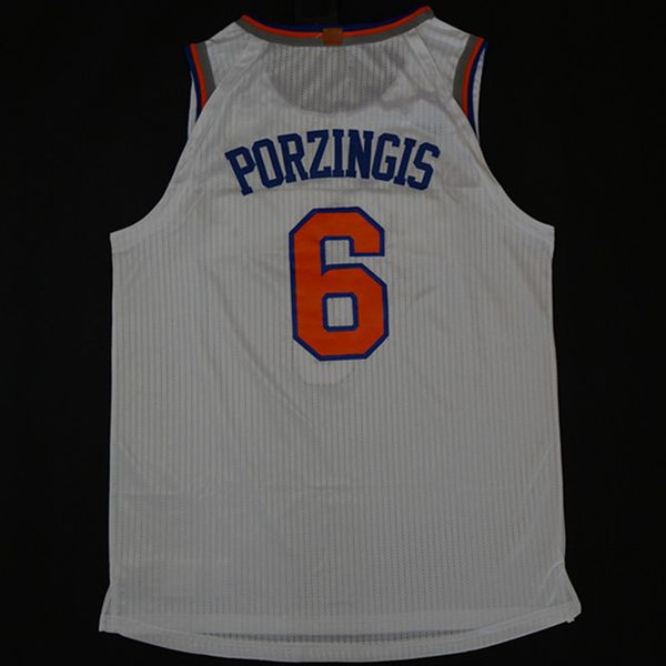 

17-18 basketball jerseys white #6 porzingis mens jersey the service for whosesale ing, Black;red