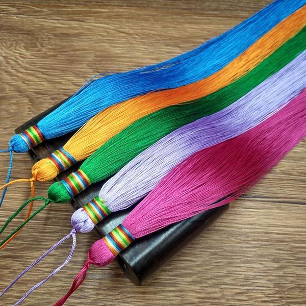 

2pcs 33cm very long braid tassel diy jewelry home textile curtain garment decorative making charms pendants craft tassels h jlljiy