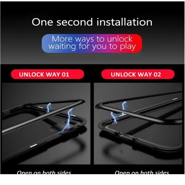 

magnetic adsorption metal case for xiaomi redmi note 9 8 7 5 6 k20 pro 8t 9a 8a 7a mi bbyehj