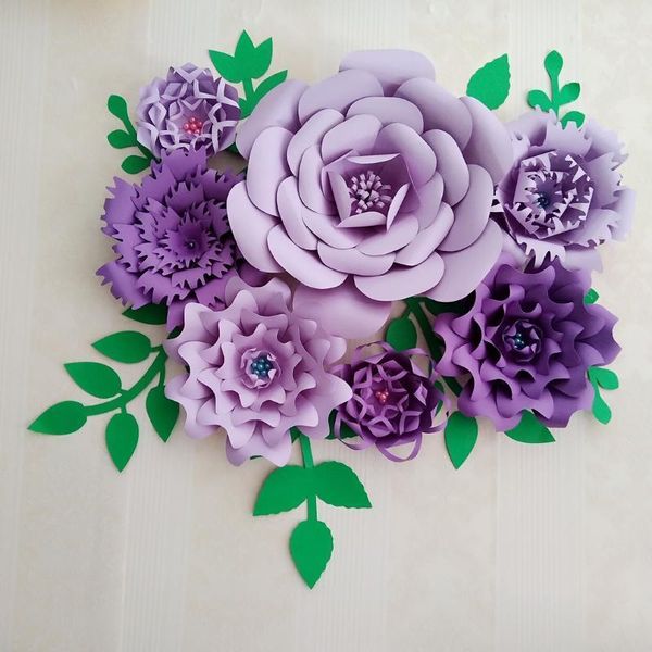 Ghirlande di fiori decorativi 2022 Fai da te con permesso Decorazioni per eventi di nozze Fondali Deco Baby Nursery Sfilata di moda Tutorial video