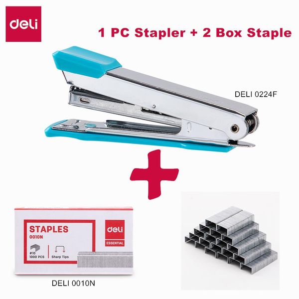 

deli mini stapler no.10 metal durable fashion color stapler 0224f shool stationery office supply staples office accessories h bbynsq