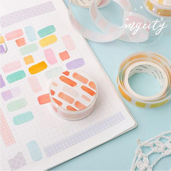 

2016 ii акварельные растения diy цветы васи лента украшения скрапбукинг планировщик маскировка лента этикетки наклейки канцтовары h