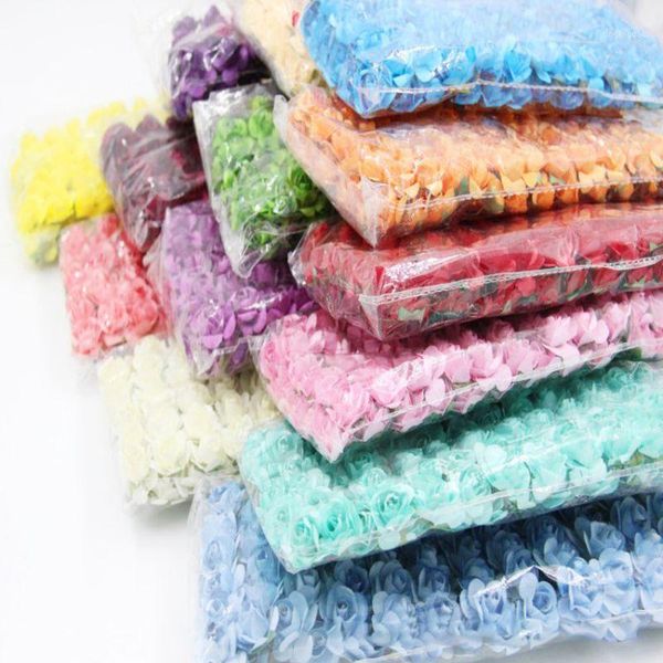 

decorative flowers & wreaths multicolor artificial rose bouquets simulation paper garland wedding bouquet garden party decoration1