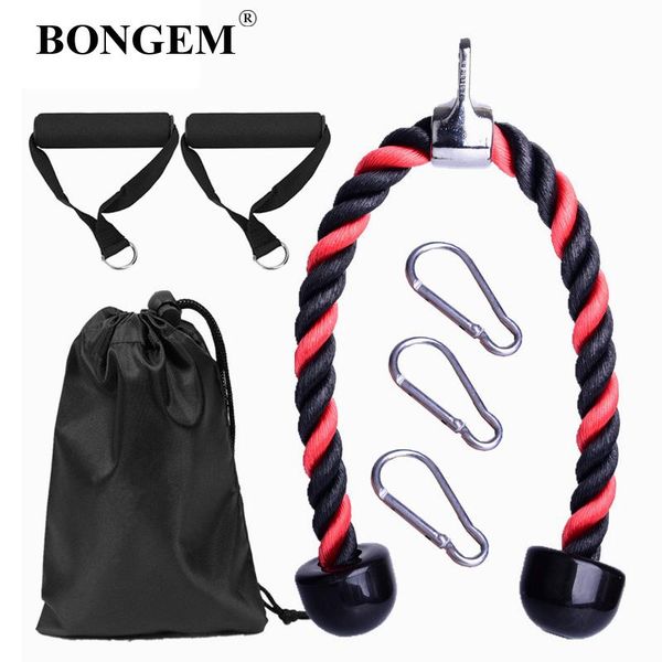

accessories 70cm arm strength rope biceps triceps high pull down handle comprehensive trainer muscle
