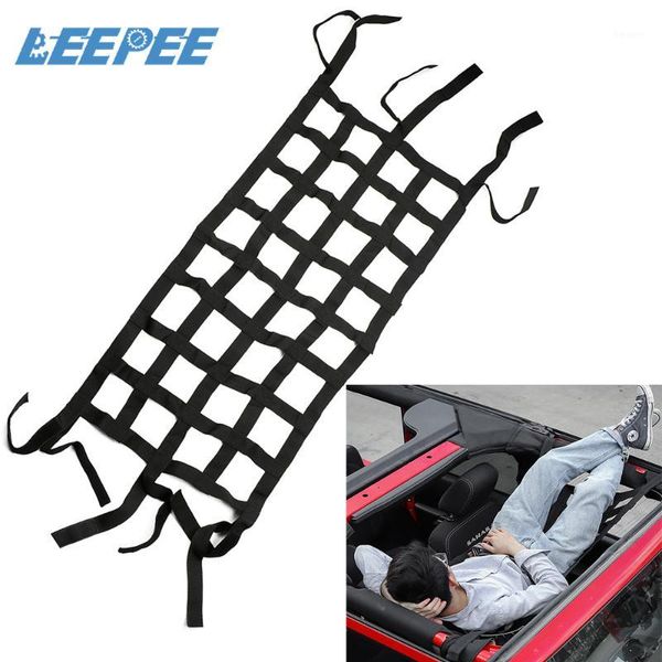 

car covers black heavy duty cover multifunction carroof storage tail box hammock mesh cargo net for wrangler retrofit accessories1