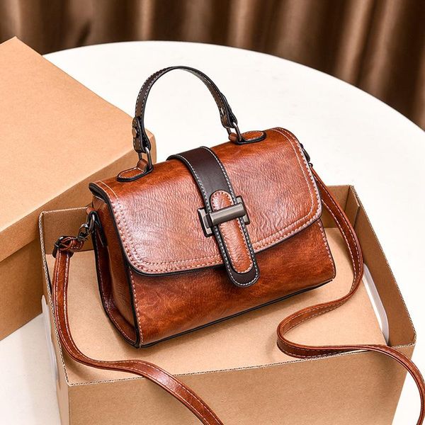 

2021 new luxury crossbody bags for women rivet female shoulder bag handbags pu leather crossbody bags for women