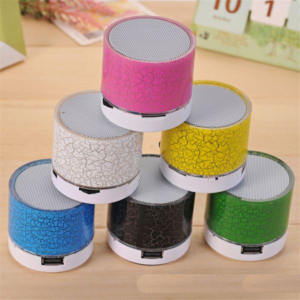 

wireless speaker bluetooth mini speakers a9 led colored flash speaker fm radio tf card usb for iphone mobile phone pc s8 iphone x