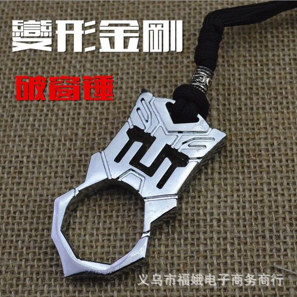 

lanyard transformers broken window survival hammer car human hand buckle one finger one finger buckle iron finger tiger fist buckle4578