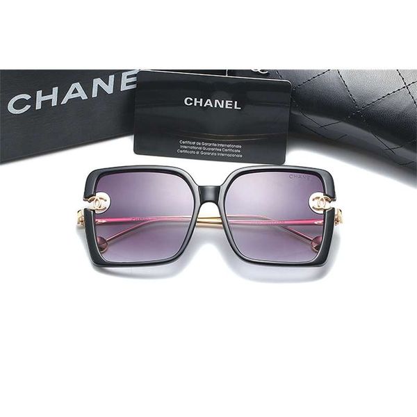 

2020 новой женской крупной рамки модные солнцезащитные очки для женщин, Black