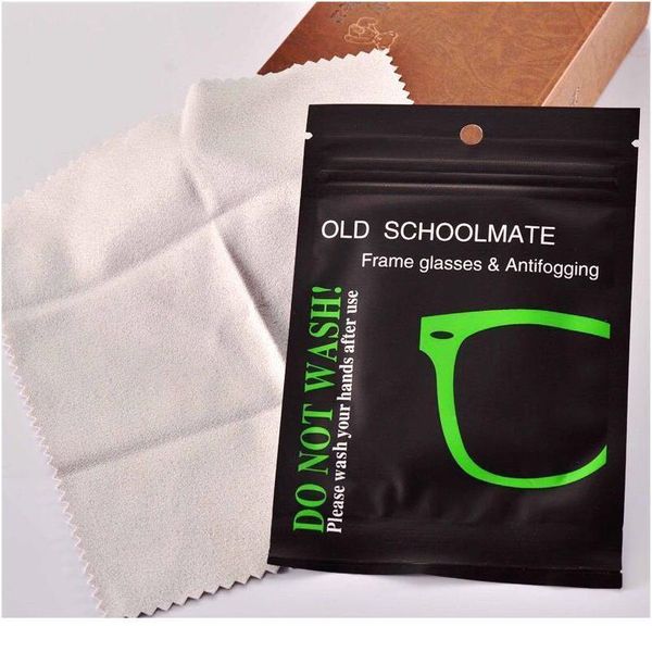 

14.5mm*14.5mm reusable anti-fog wipes glasses premoistened antifog lens cloth defogger eyeglass wipe prevent fogging for qylrbj