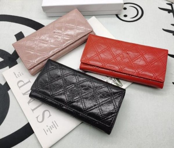 

fashion bags lady genuine leather small bags with letters girl wallet purse cash card holder bag