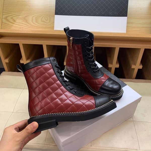 

2020 winter ladies new martin boots ladies pocket bag muffin platform ankle boots mid tube rider boots motorc pp112306, Black