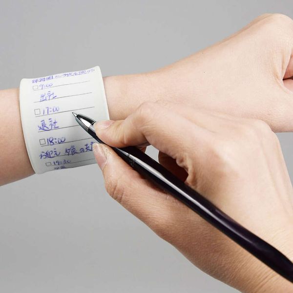 

new is - smart silicon bracelet, erasable slap for women and children, bracelet with note ruler, waterproof, birthday gift, adjustable si