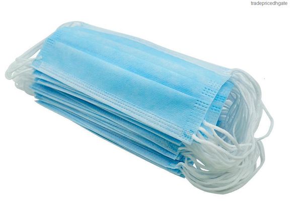 

woven disposable mask 3 layers non earloop 3-ply anti-dust face masks ing