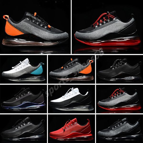 

new 2020 bubble pack 720 running shoes for mens womens all black volt be true aqua powder golden undercover sports sneakers speed trainer t1, White;red