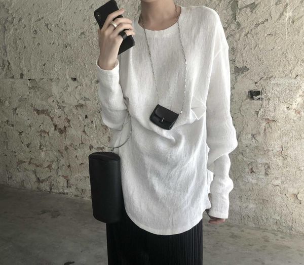 

chkefetus / special three house fairy gas wind fold design fund long sleeve1, White