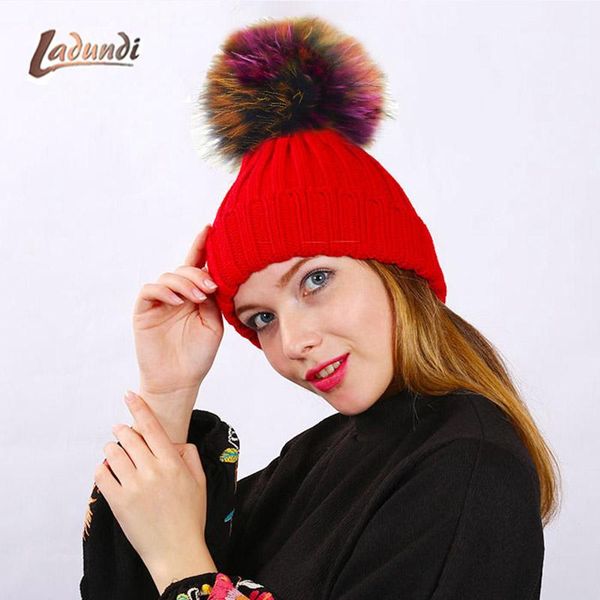 

шапочки для женской шляпы девушка casquette homme красочные pom poms шляпа женский шерстяной вязаный gorro feminino toca gorros, Blue;gray
