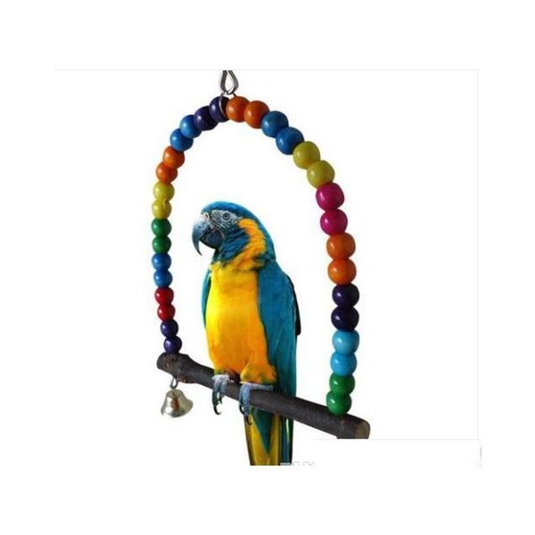

wholesales 2019 parrot swing pet toy colorful bird parakeet bu qylbbn homes2011