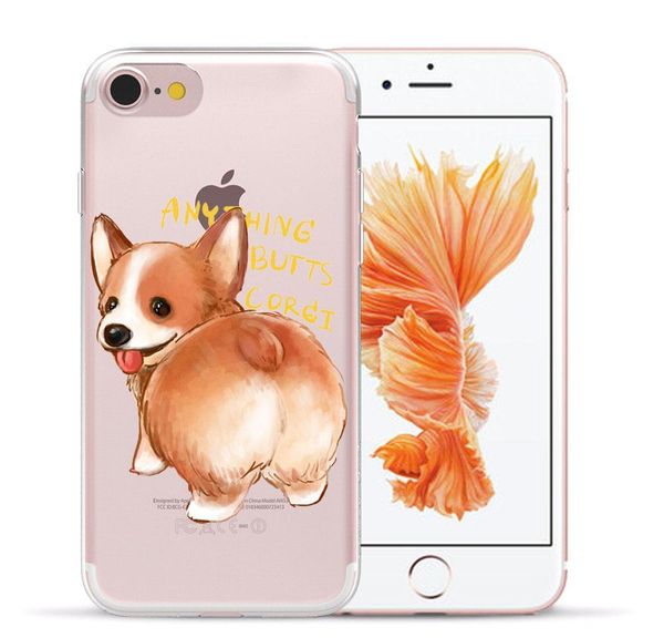 

мультфильм cool corgi soft tpu case для coque iphone 11 pro max 5 5s se 6 6 6s 7 8 plus xr x xs max pug dog si sqcpdp bdejewelry