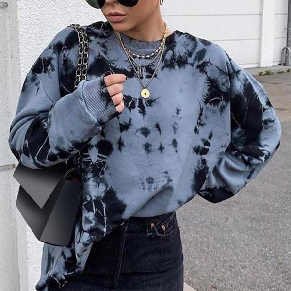 

fashion women sweatshirt flare sleeves stripe geometric printing v-neck casual loose sweatshirt blusas streewear #40, Black