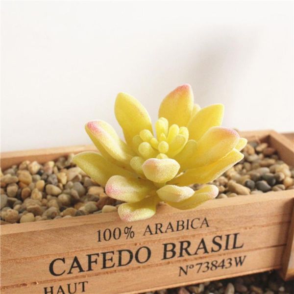 

decorative flowers & wreaths artificial succulent bonsai home office table decor flower craft ornament display simulation lifelike plants1