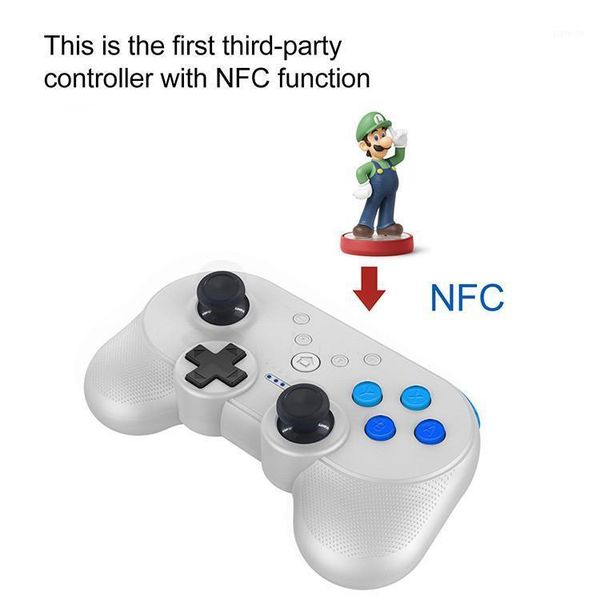 

game controllers & joysticks for switch mini compact wireless bluetooth gamepad controller ns pad console w/ nfc function r301