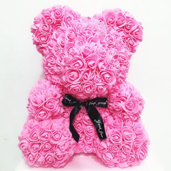 

25cm bear bear of roses flower rose for artificial new year foam women valentines gifts gift xdssq
