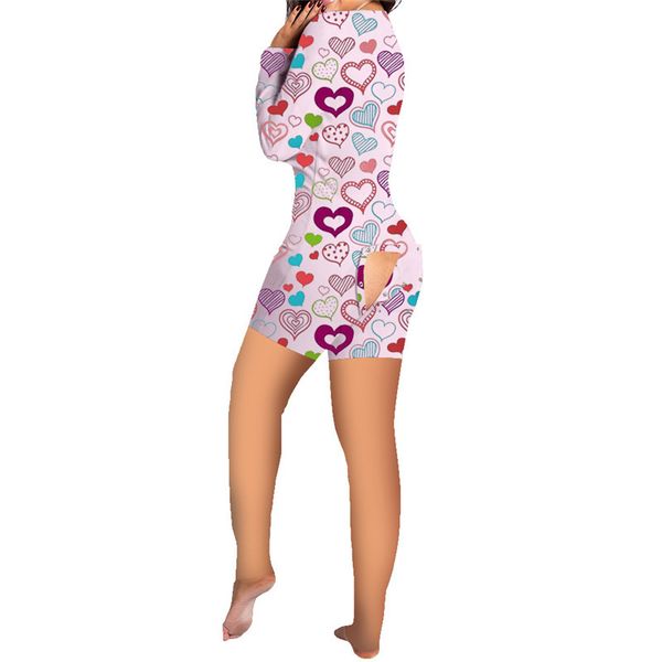 

women jumpsuit designer tracksuit button back flap pajamas v neck one piece pants set bodycon onesies valentine's day clothing g12002, White