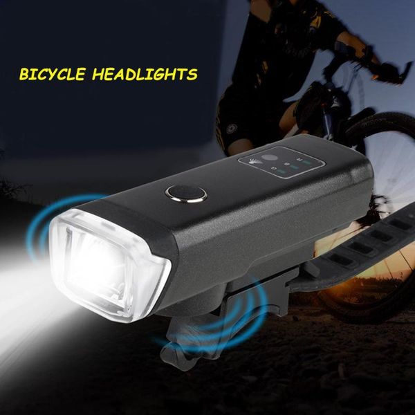 

waterproof mtb mountain bike led headlights usb rechargeable bicycle safety riding warning front lamp for cycling