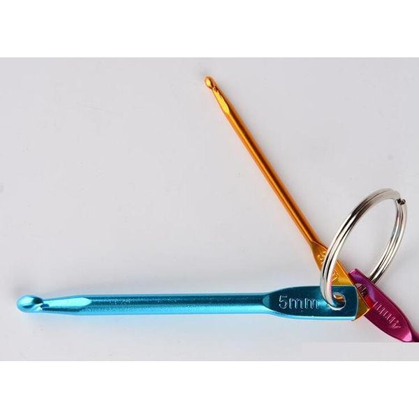 

3pcs/set m 4mm 5mm keychain hooks diy multicolour crafts knitting needles mini aluminum croc qylcoq mj_bag