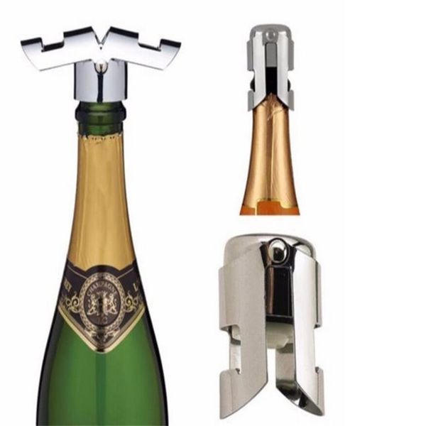 Abridor de garrafa de cerveja de aço inoxidável para barra ferramenta vácuo selado sparkling champanhe salvador de vinho tampa tampa botas abridor 20220111 Q2