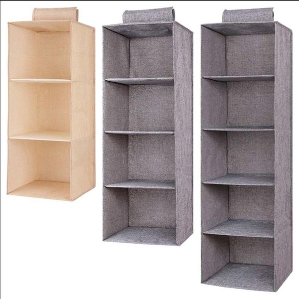 

storage boxes & bins washable laundry cabinet hanging bag multi-layer drawer cotton linen moisture proof anti-dust finishing containe