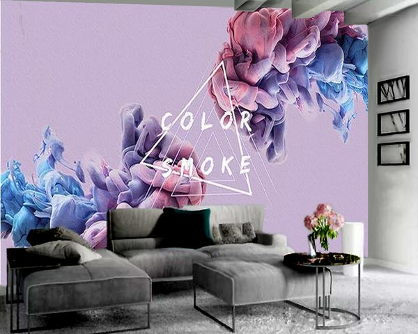 

3d mural wallpaper color ribbon graceful wallpaper premium atmospheric interior decoration 3d modern wallpaper