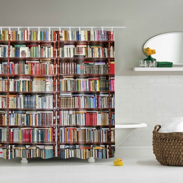 

урожай стиль ретро башня корона ванной душ штора frabic водонепроницаемого полиэстер ванна занавес с крючками