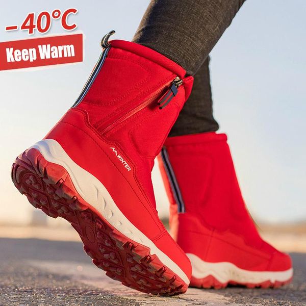 

apanzu boots female women shoes winter fur warm plush women couple boots ankle sneakers plush zipper platform, Black