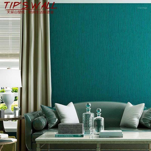 

wallpapers classic pvc wallpaper room bedroom decoration waterproof anti - fouling blue wallpaper1