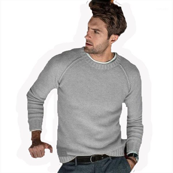 

sueter hombre invierno autumn new men casual skinny round neck pullover knit sweater korean fashion clothing slim streetwear man1, White;black