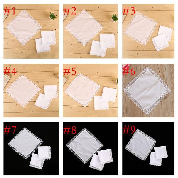 

party white lace gifts thin woman wedding decoration cloth napkins plain blank diy handkerchief gwa2096