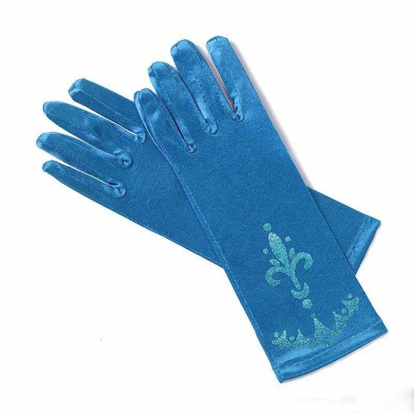 

snow girls 5 long queen finger colors gloves kids dress up party supplies children princess cosplay mittens baby girl co