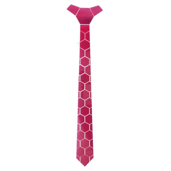 

bones hexagonal acrylic ties fashion tie bling accessories, Blue;purple