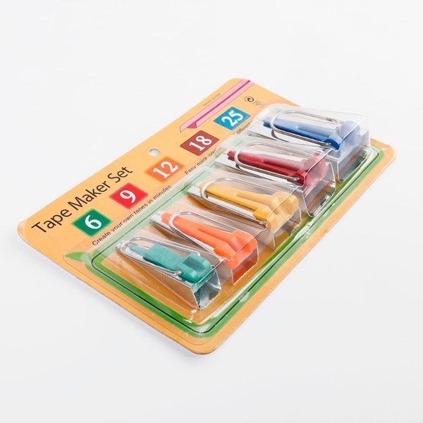 

sewing accessories binding sewing bias tape maker set 6mm 9mm 12mm 18mm 25mm diy patchwork quilting handicraft tools1, Black