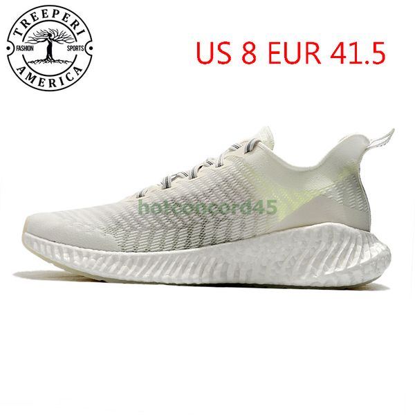 

us 8 eur 41.5 size cream white treeperi basf runner 711 men women running shoes sneakers sport outdoor trainers