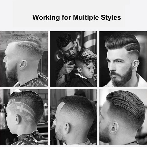 

2021 new magic metal hair clipper electric razor men steel head shaver hair trimmer black and silver